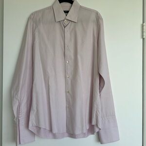 HUGO BOSS DRESS SHIRT IN SIZE 16/34/35 IN GOOD CONDITION